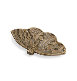 Butterfly Plate - Antique Brass