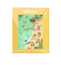 Villager Puzzles Lake Day - 250 Piece Puzzle