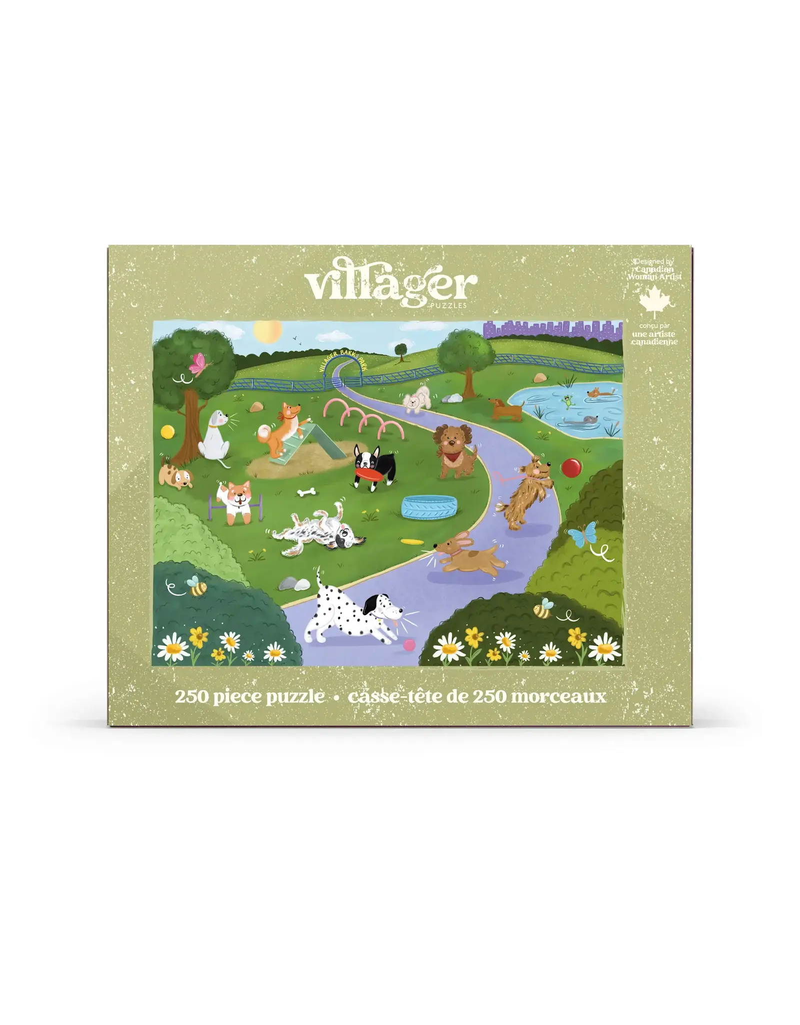 Villager Puzzles Bark Park - 250 Piece Puzzle