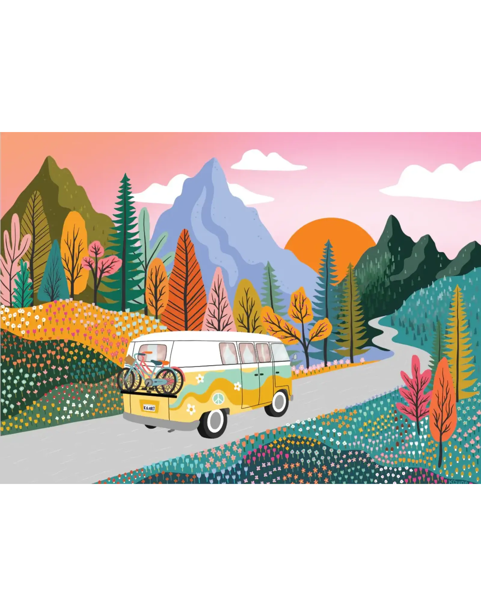 Villager Puzzles Road Trip - 250 Piece Puzzle