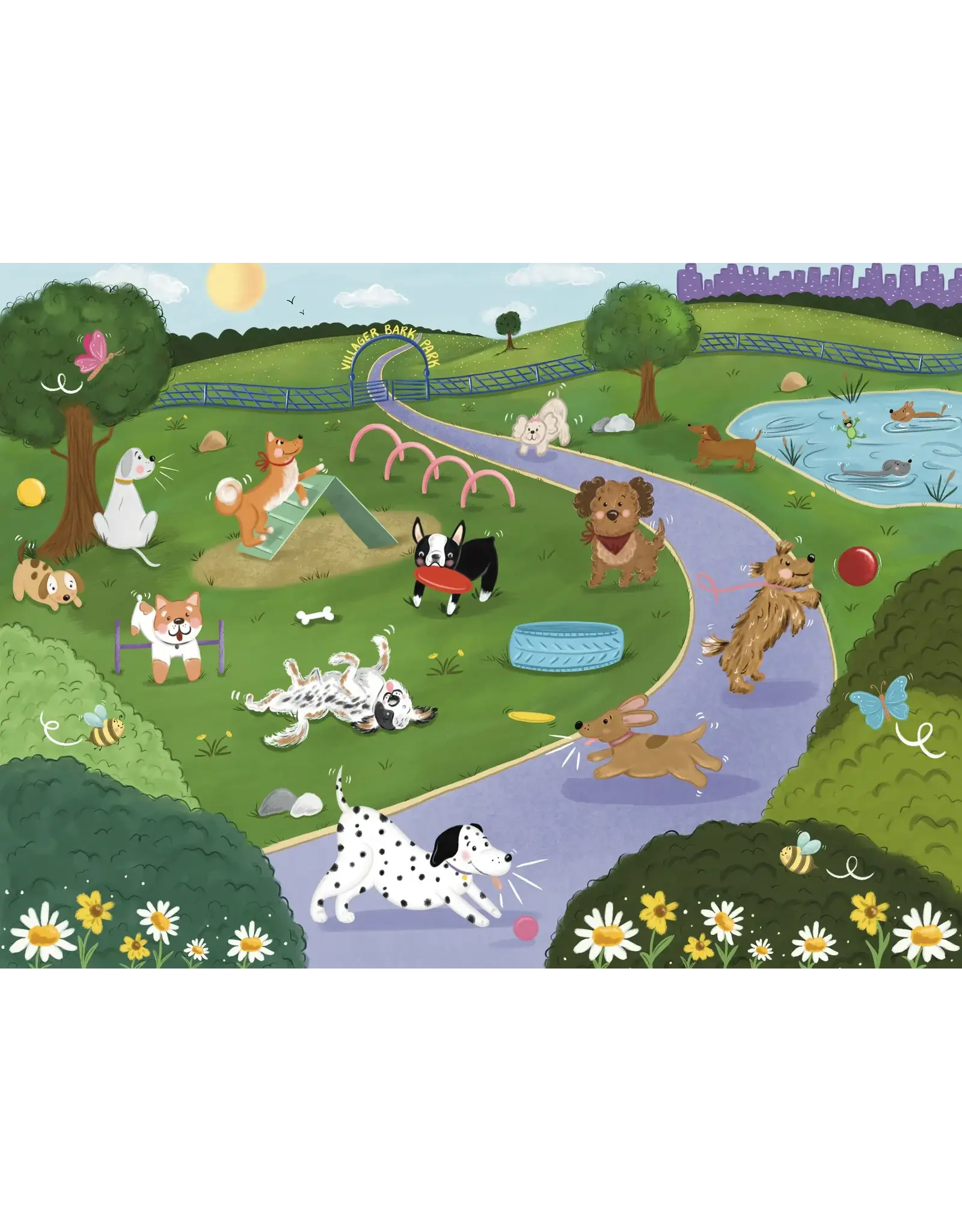 Villager Puzzles Bark Park - 250 Piece Puzzle