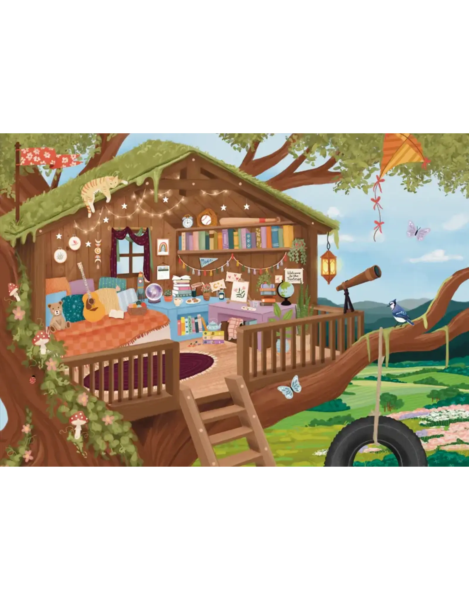 Villager Puzzles Treetop Hideout - 250 Piece Puzzle
