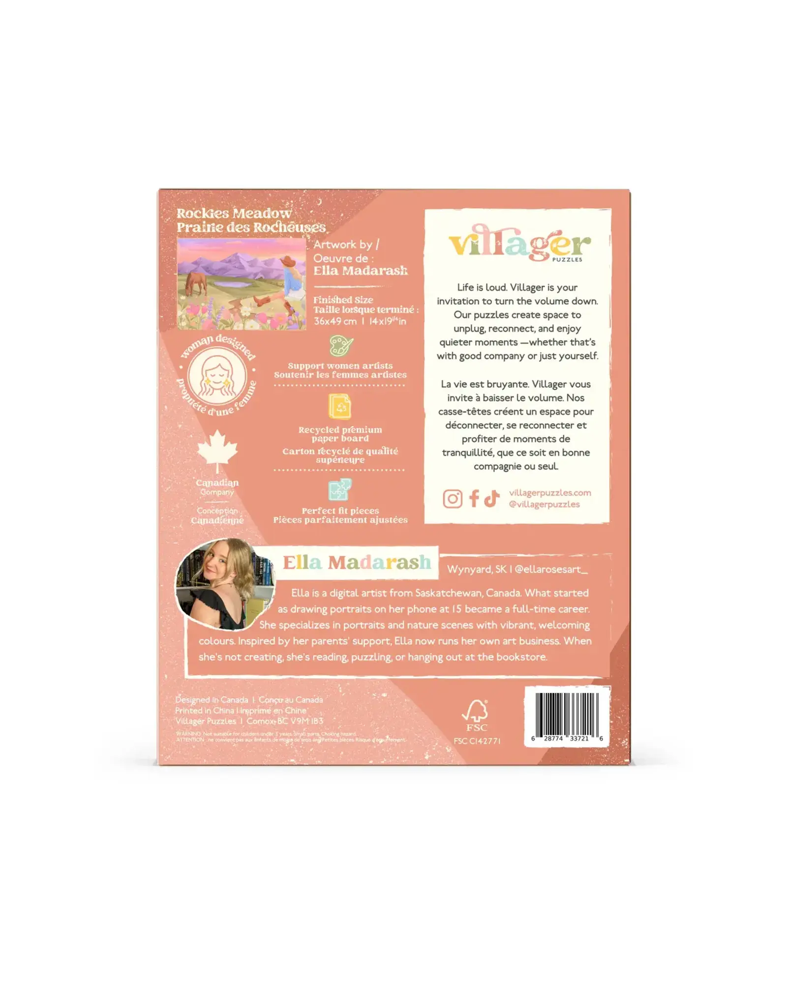 Villager Puzzles Rockies Meadow - 250 Piece Puzzle
