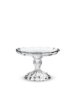 Small Embossed Pedestal Plate