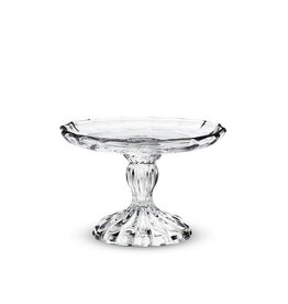 Small Embossed Pedestal Plate
