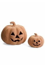 Carved Clay Pumpkin - Small