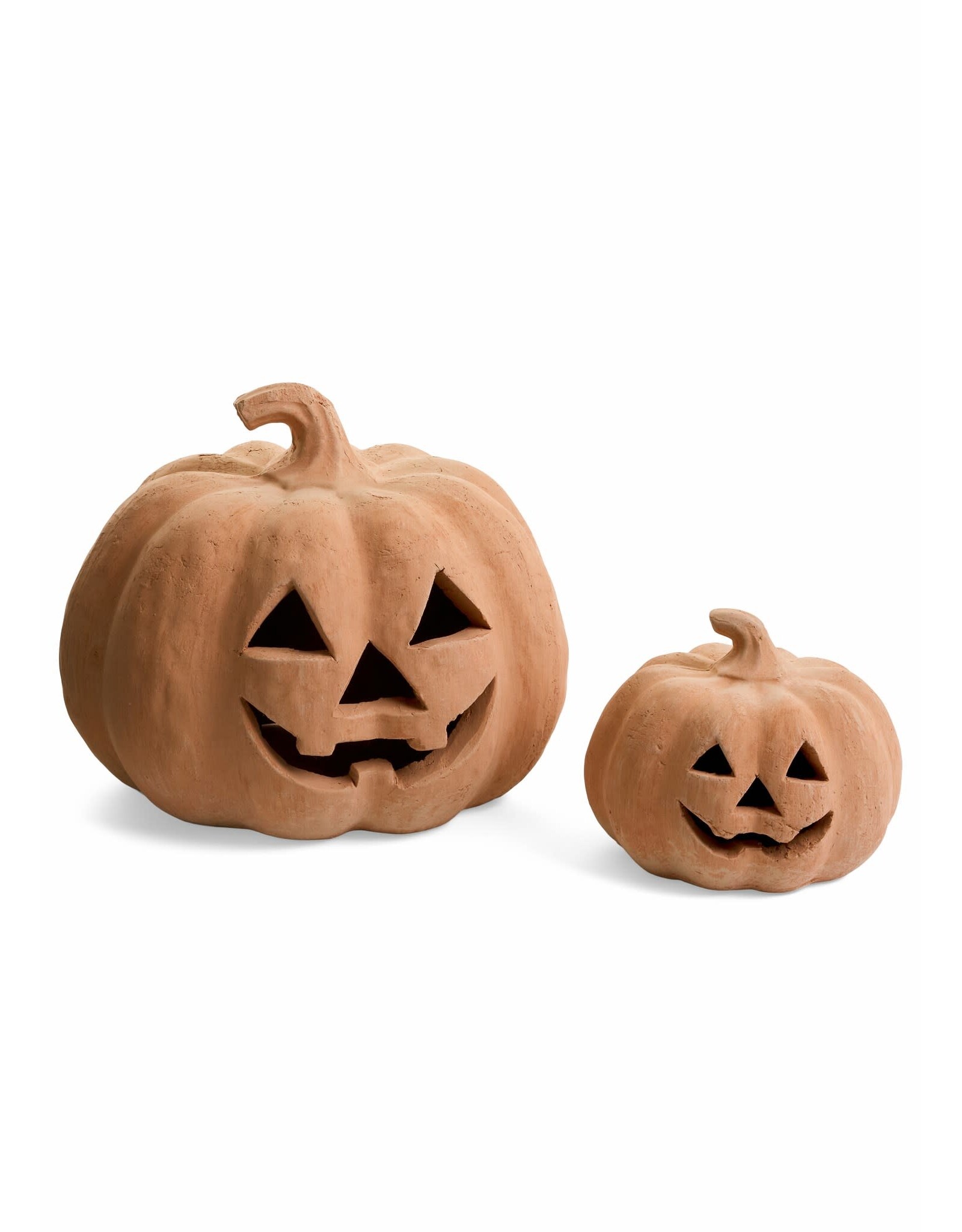 Carved Clay Pumpkin - Small