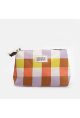 Caroline Gardner Multi Check Canvas Beauty Bag