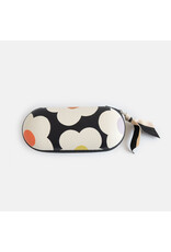 Caroline Gardner Multi Flower Charcoal Zip Glasses Case