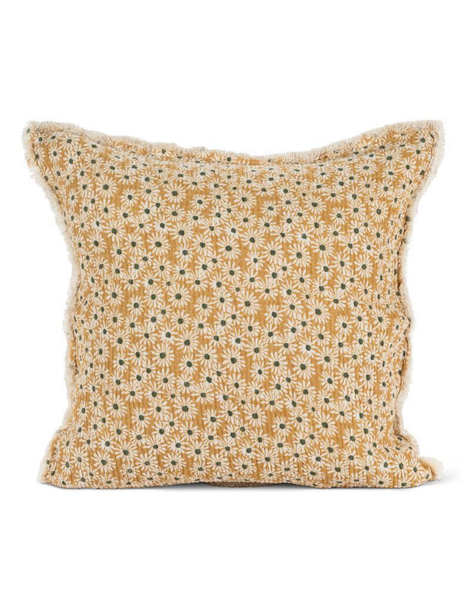 Yellow Daisy Pillow - 20"x20"