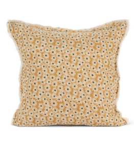 Yellow Daisy Pillow - 20"x20"
