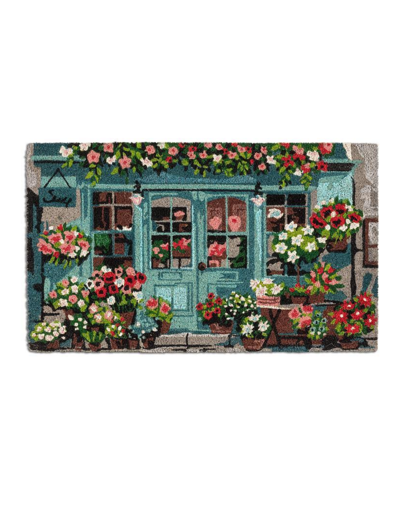 Shop Window Floral Doormat