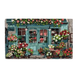 Shop Window Floral Doormat