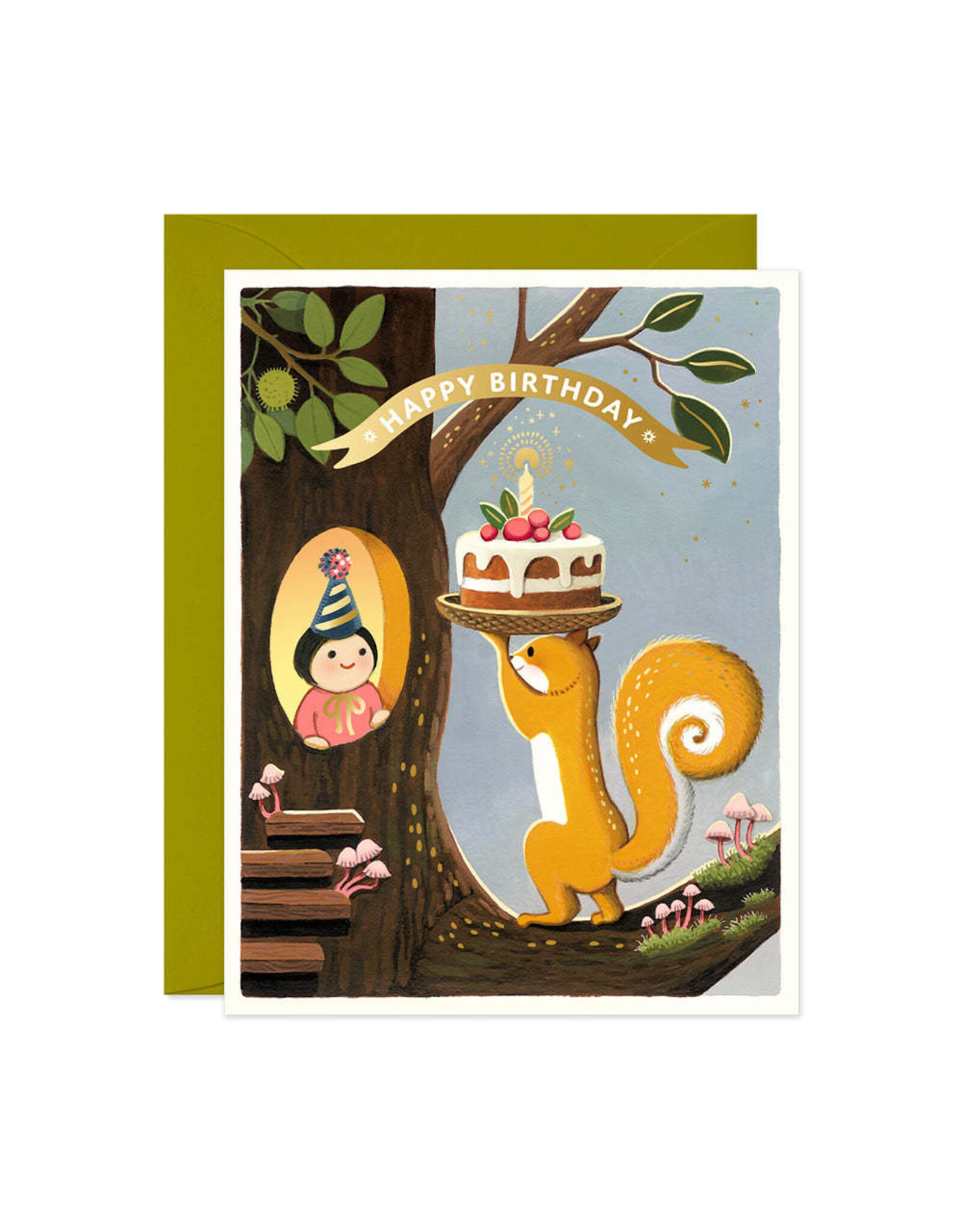 JooJoo Paper Birthday - Squirrel’s Cake