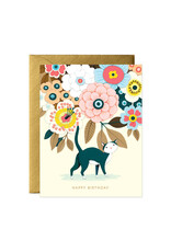 JooJoo Paper Birthday - Floral Kitty