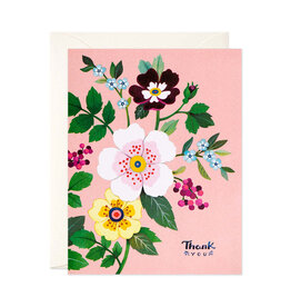 JooJoo Paper Thank You - Pink Floral