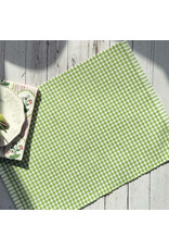 Gingham Green Ribbed Placemat