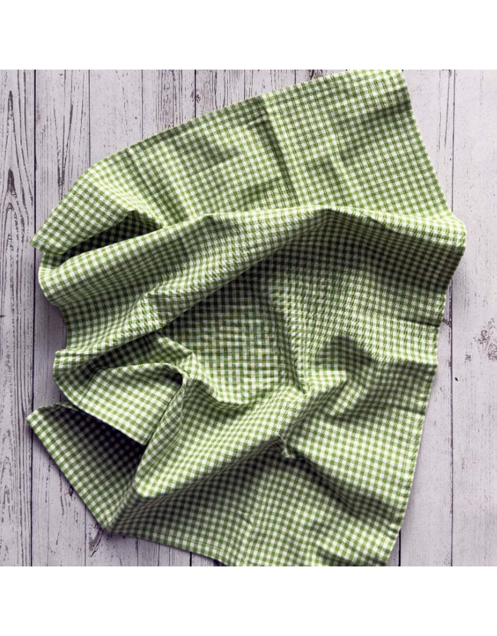Green Gingham Kitchen Towel