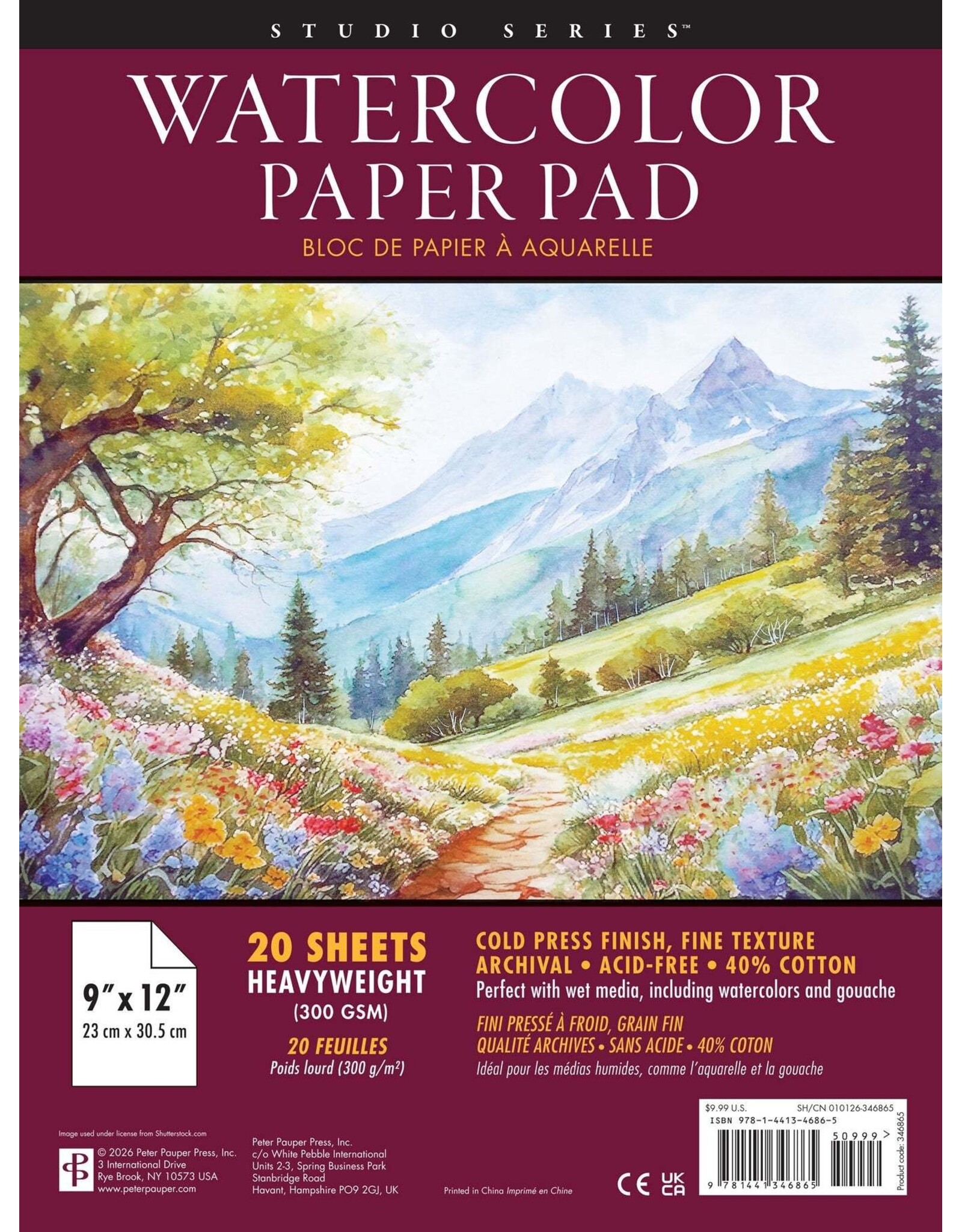 Studio Series Watercolour Paper Pad