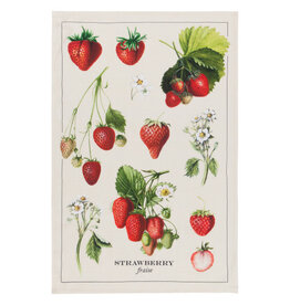 Vintage Strawberries Tea Towel