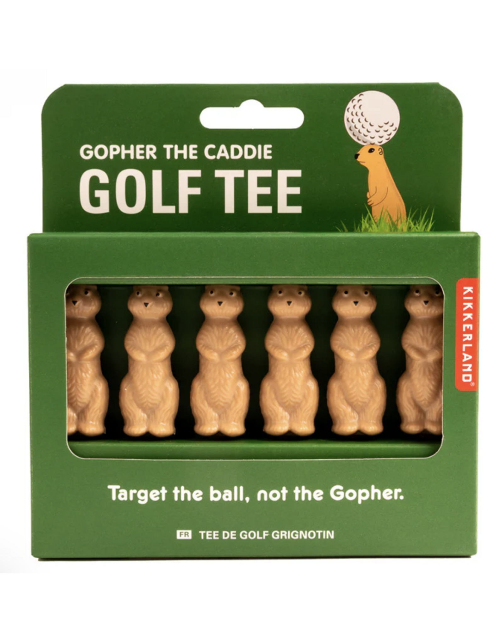 Gopher the Caddy Golf Tee