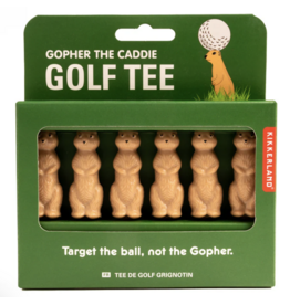 Gopher the Caddy Golf Tee