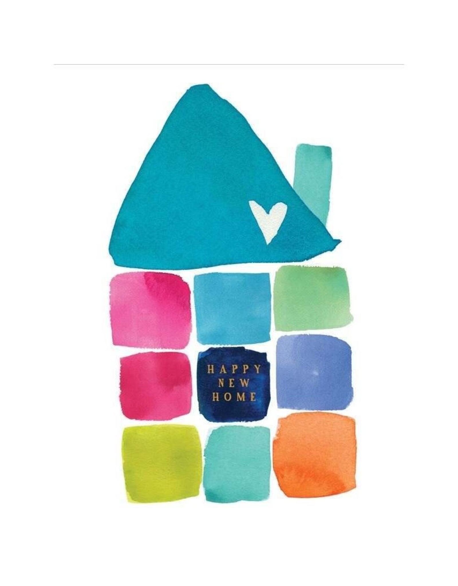 New Home - Happy Watercolour House