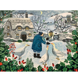 Geese By Moonlight -Box of 6 Cards