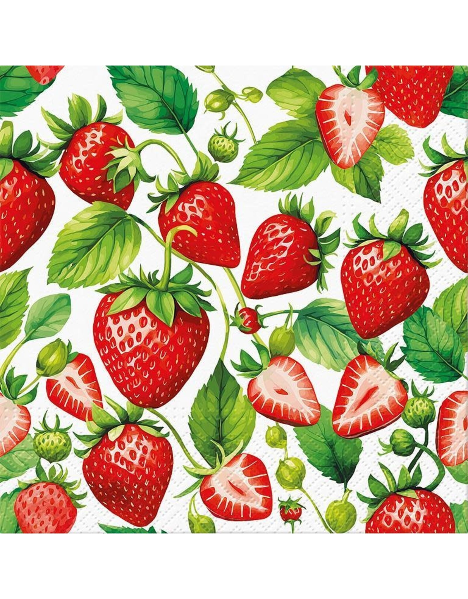 Strawberry Kiss Paper Napkins - 20pk