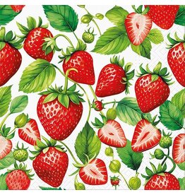 Strawberry Kiss Paper Napkins - 20pk