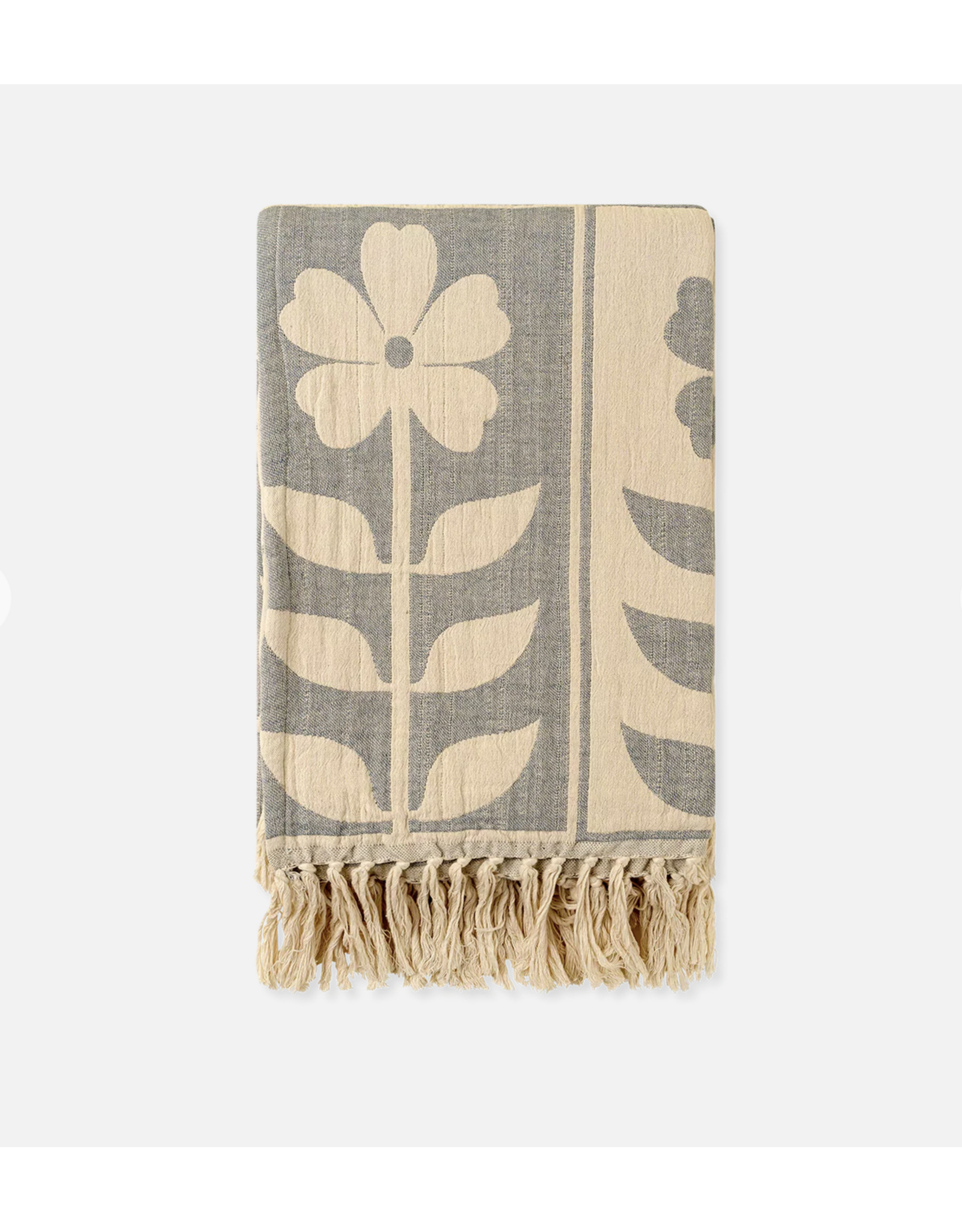 Daisy Days Throw - Blue