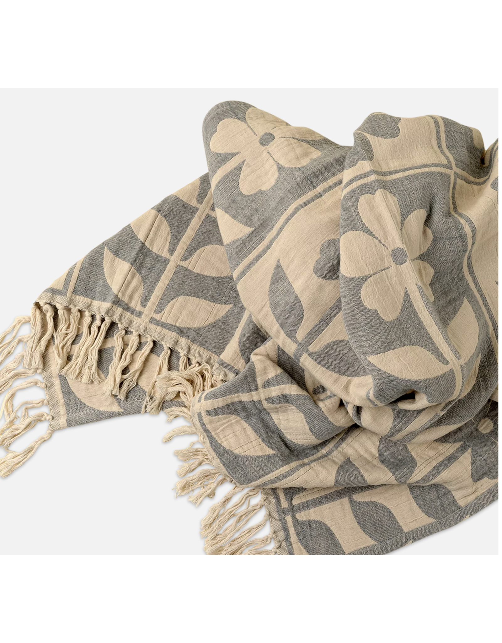 Daisy Days Throw - Blue