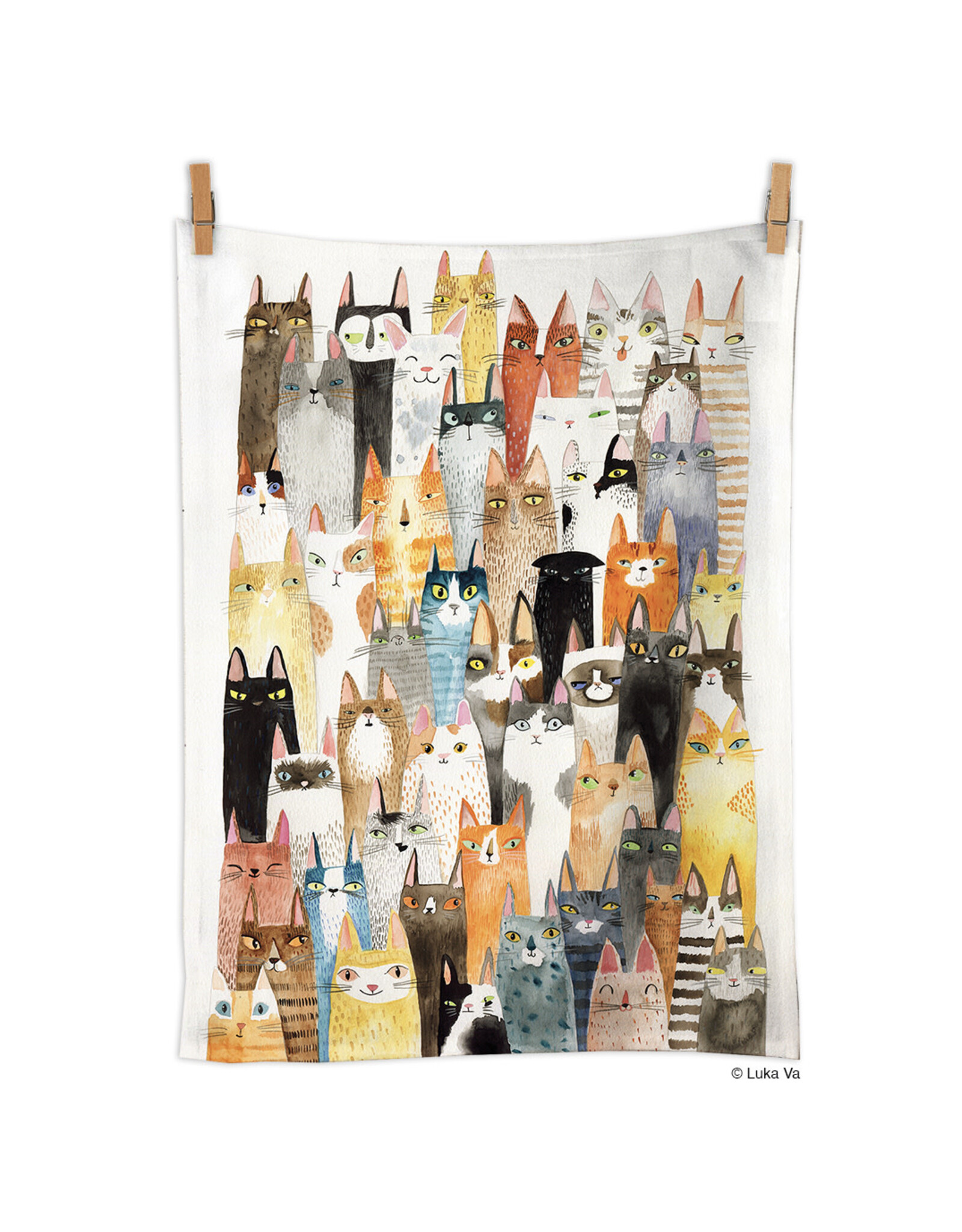 Werkshoppe Cat Power Cotton Tea Towel