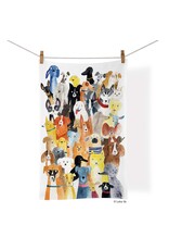 Werkshoppe Dog Park Cotton Tea Towel