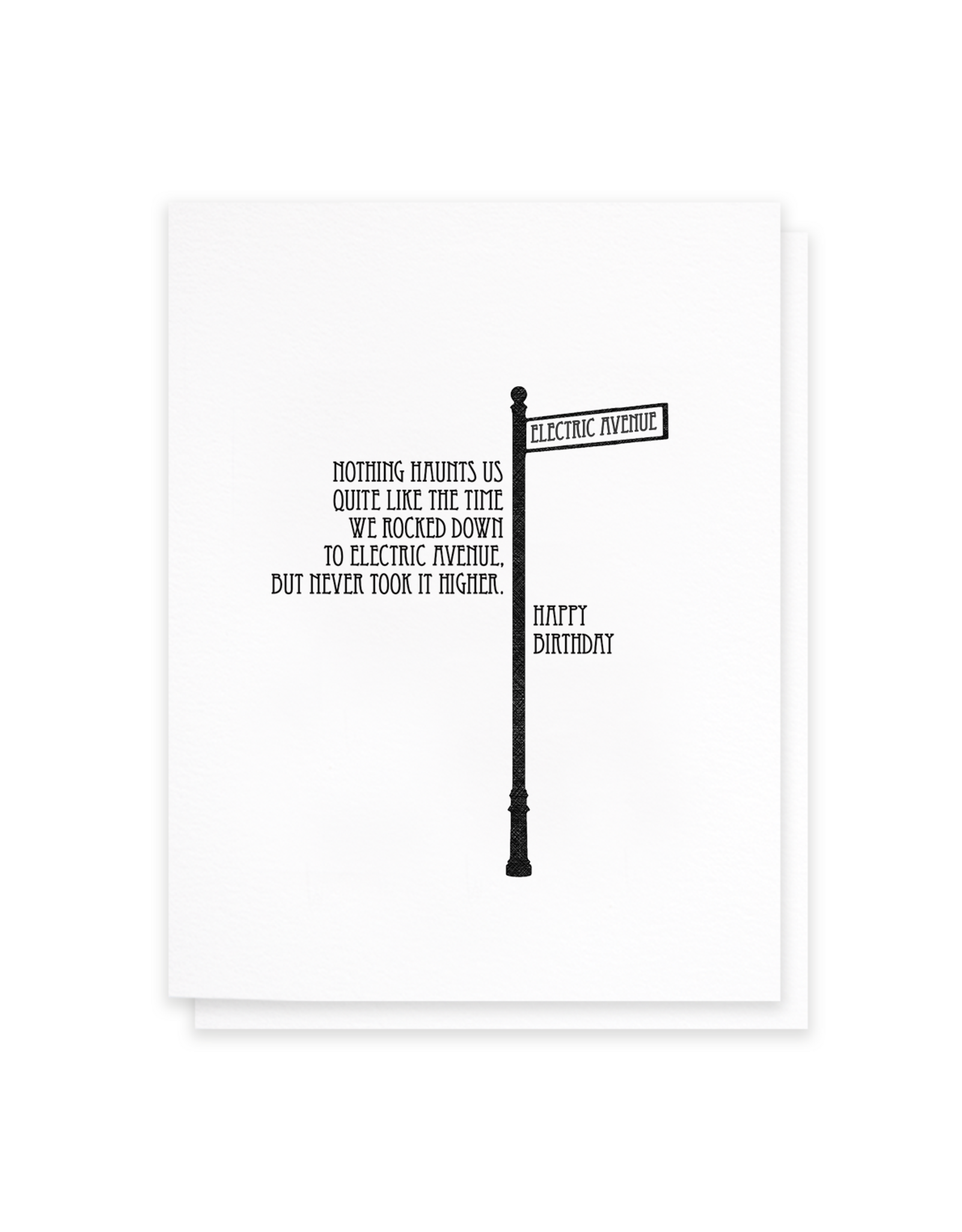 Cardideology Birthday - Electric Avenue