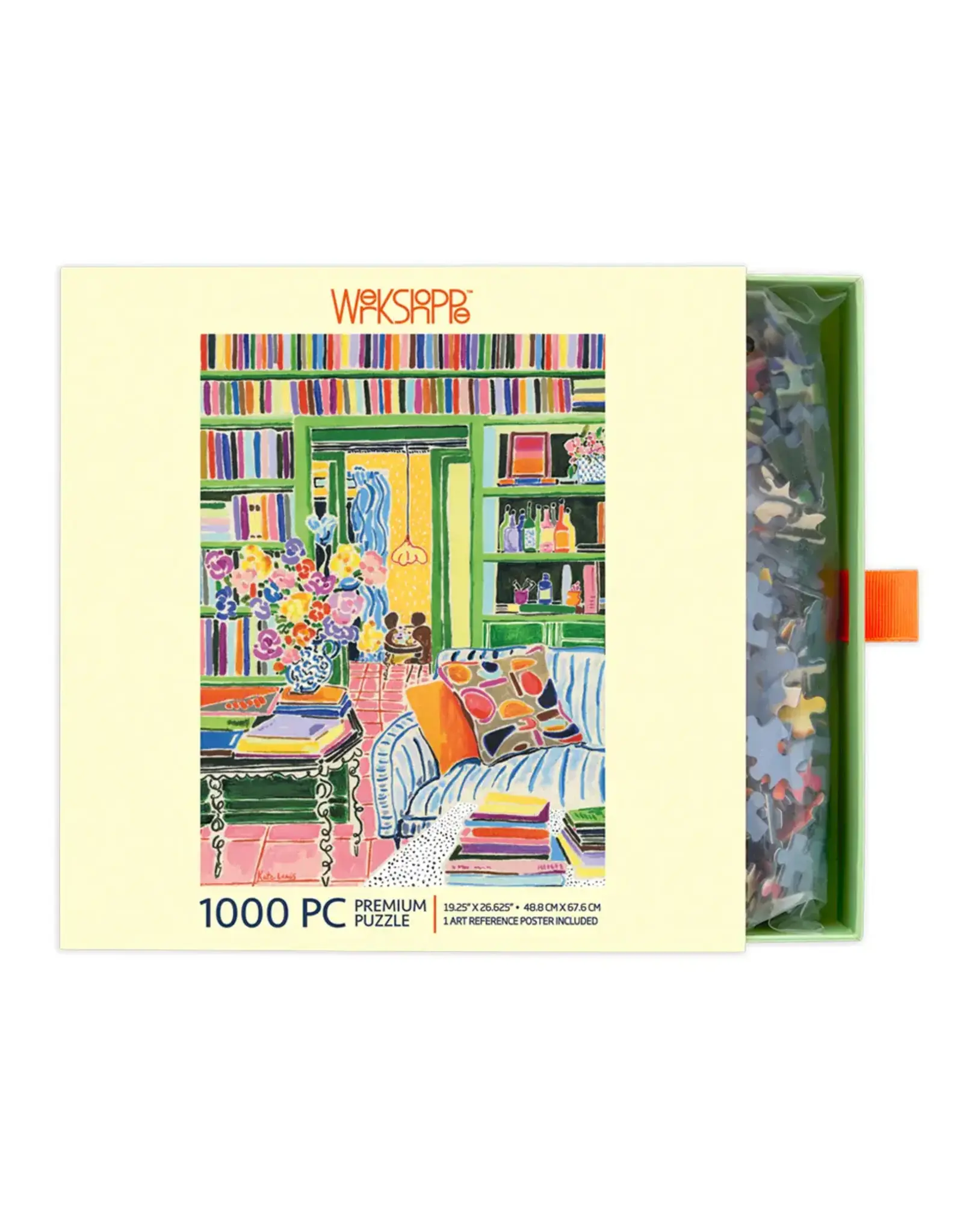 Werkshoppe Books & Bouquets 1000 Piece Puzzle