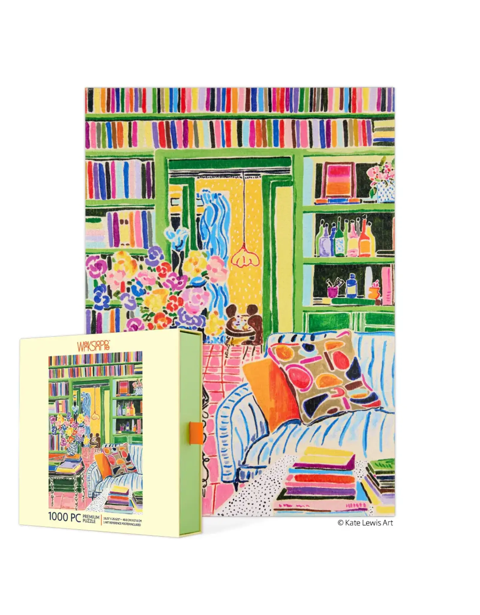 Werkshoppe Books & Bouquets 1000 Piece Puzzle