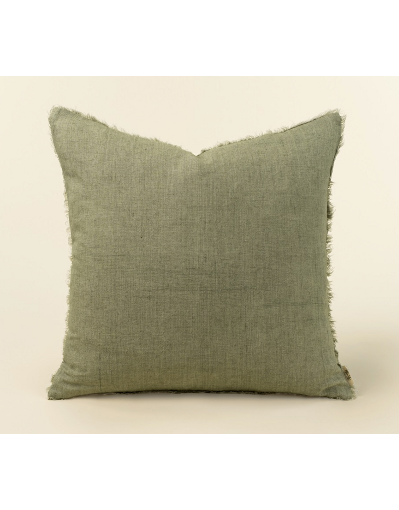 Lina Linen Pillow - Celery Root - 20 x 20