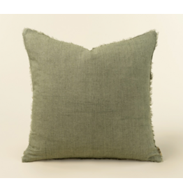 Lina Linen Pillow - Celery Root - 20 x 20