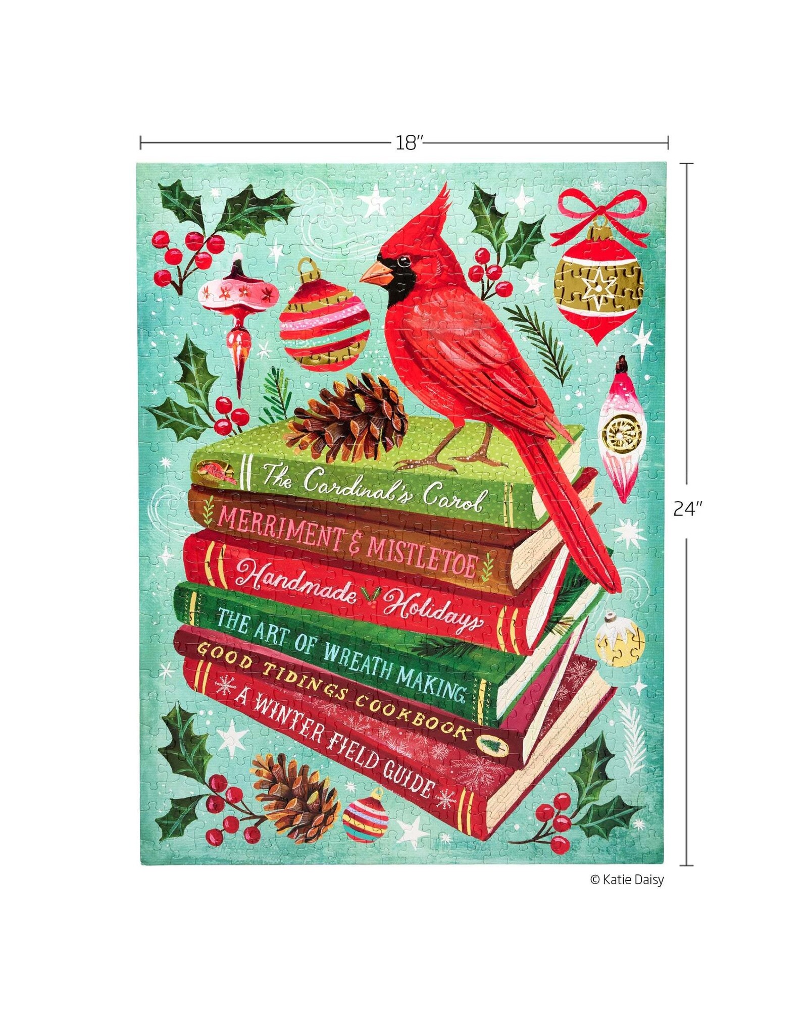 Werkshoppe Holiday Bookclub 500 Piece Puzzle