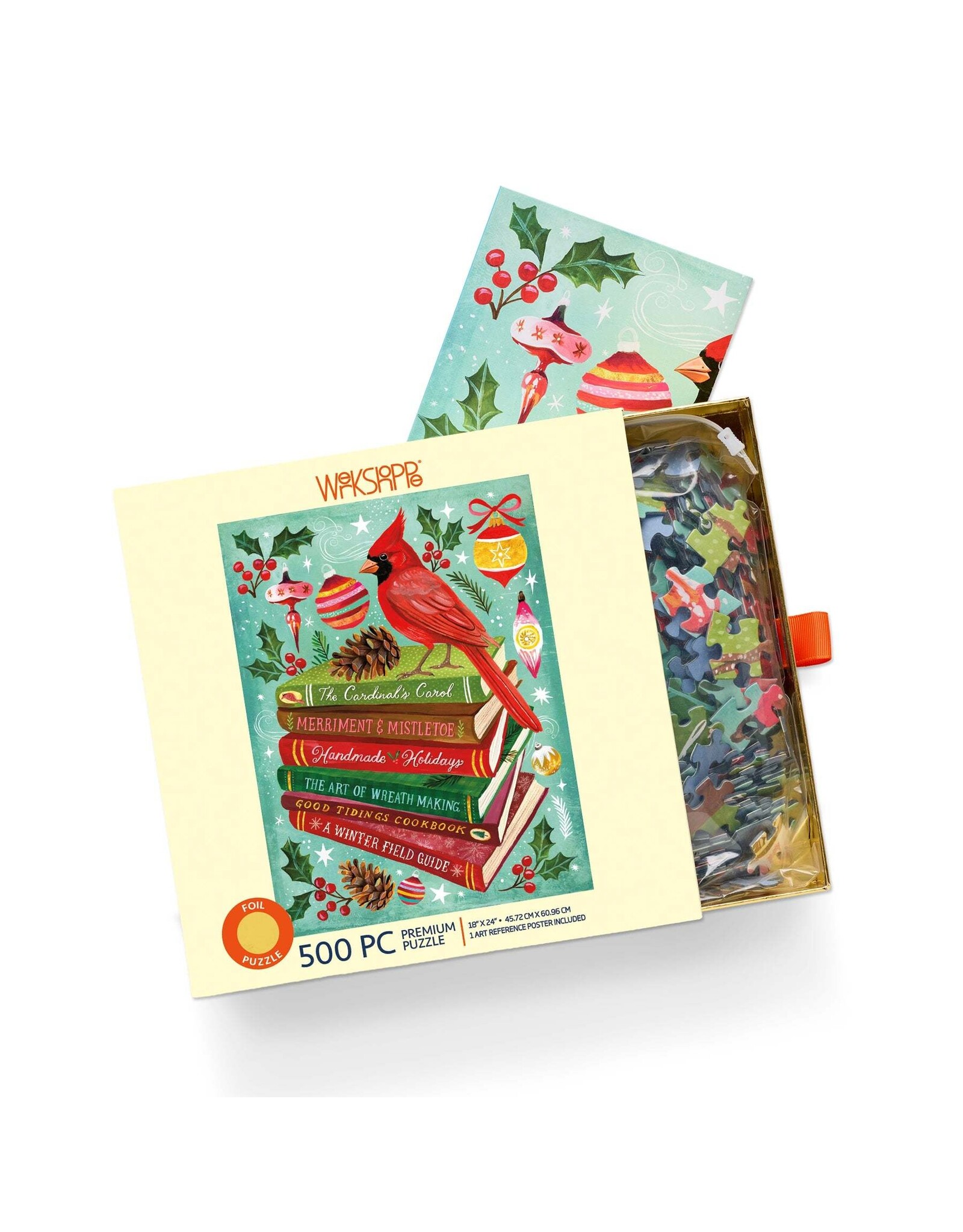 Werkshoppe Holiday Bookclub 500 Piece Puzzle
