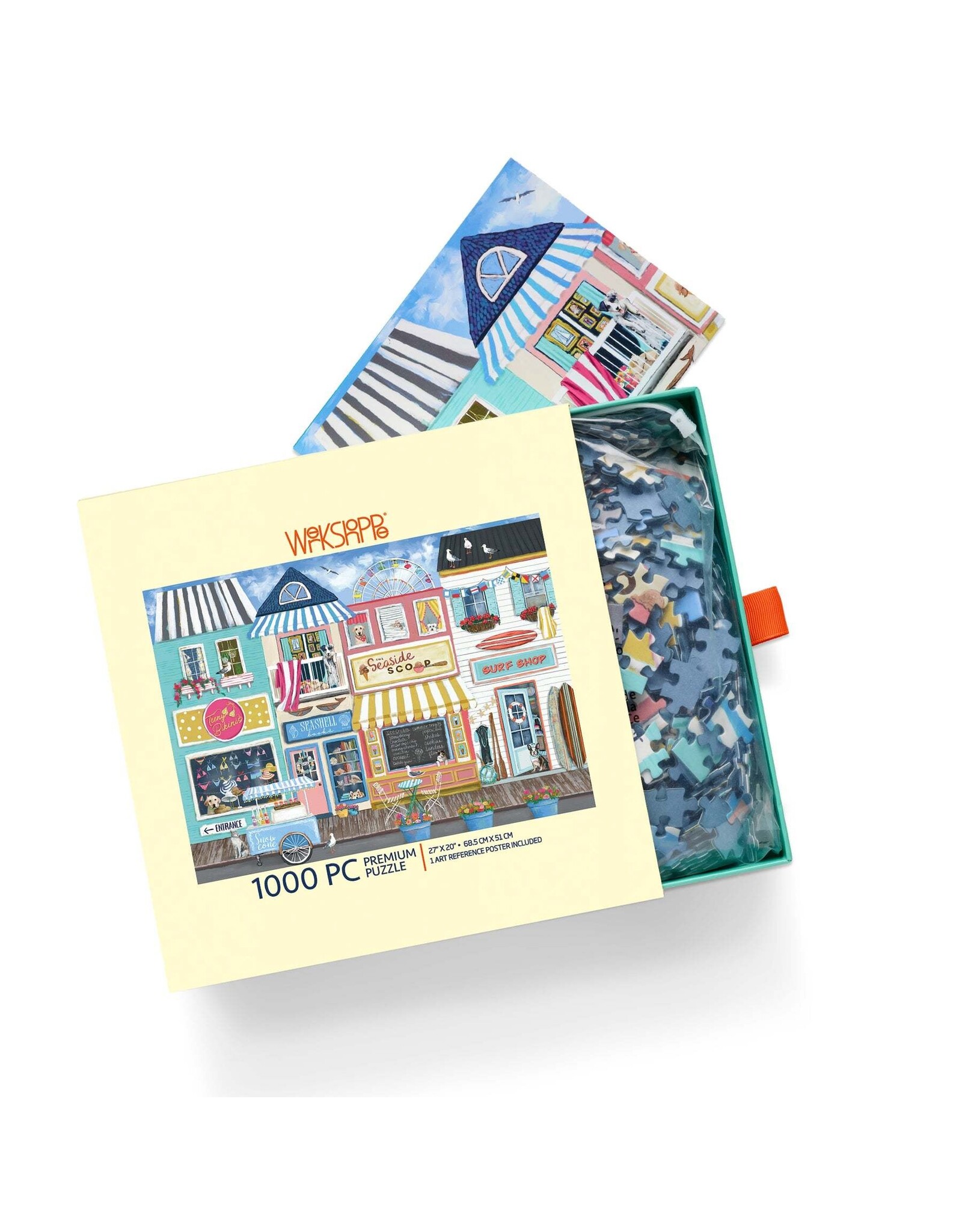 Werkshoppe Beach Boardwalk 1000 Piece Puzzle