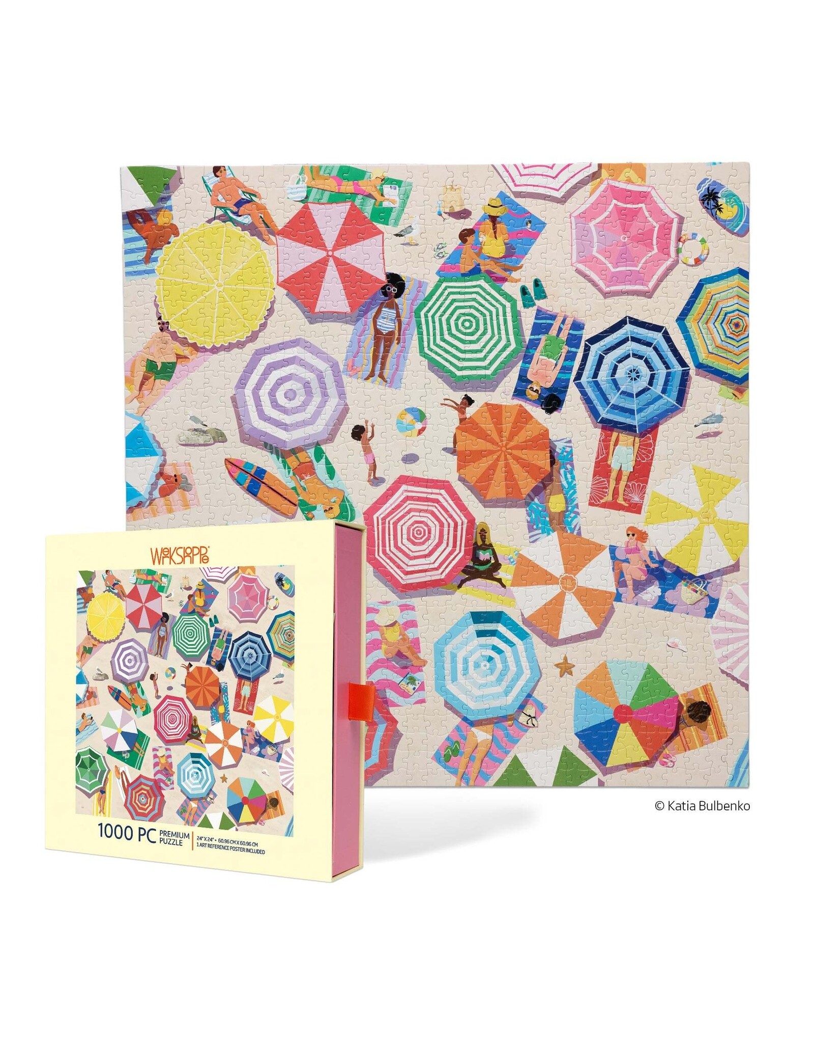 Werkshoppe Beach Day 1000 Piece Puzzle