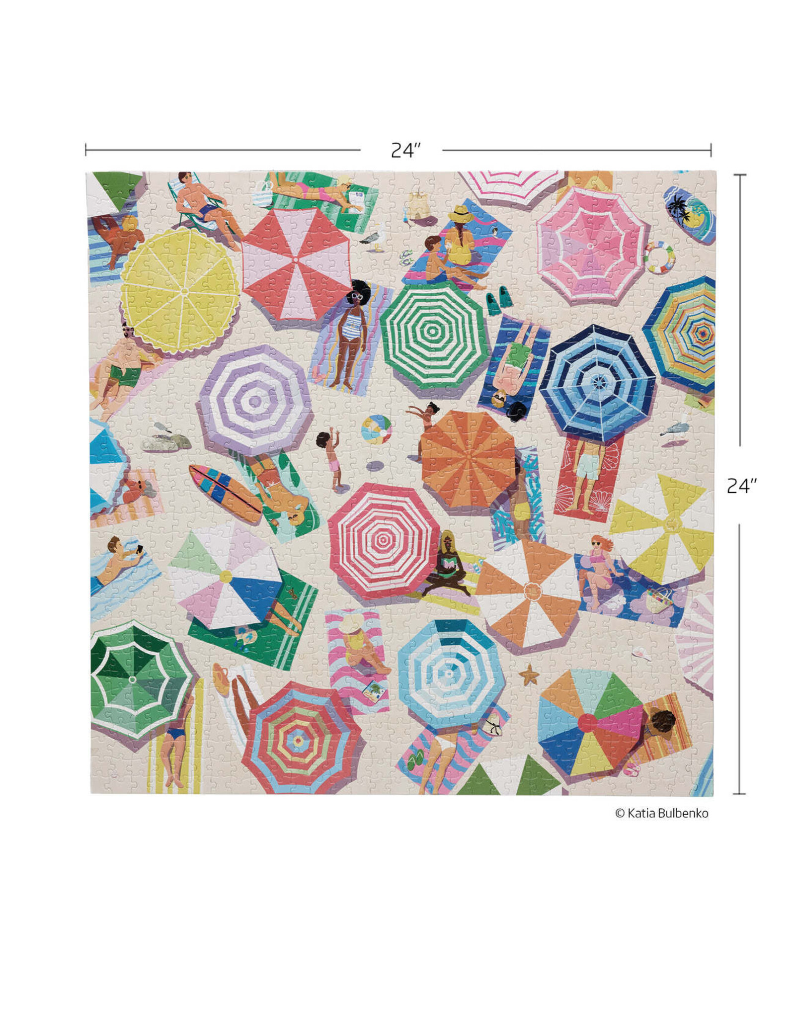 Werkshoppe Beach Day 1000 Piece Puzzle