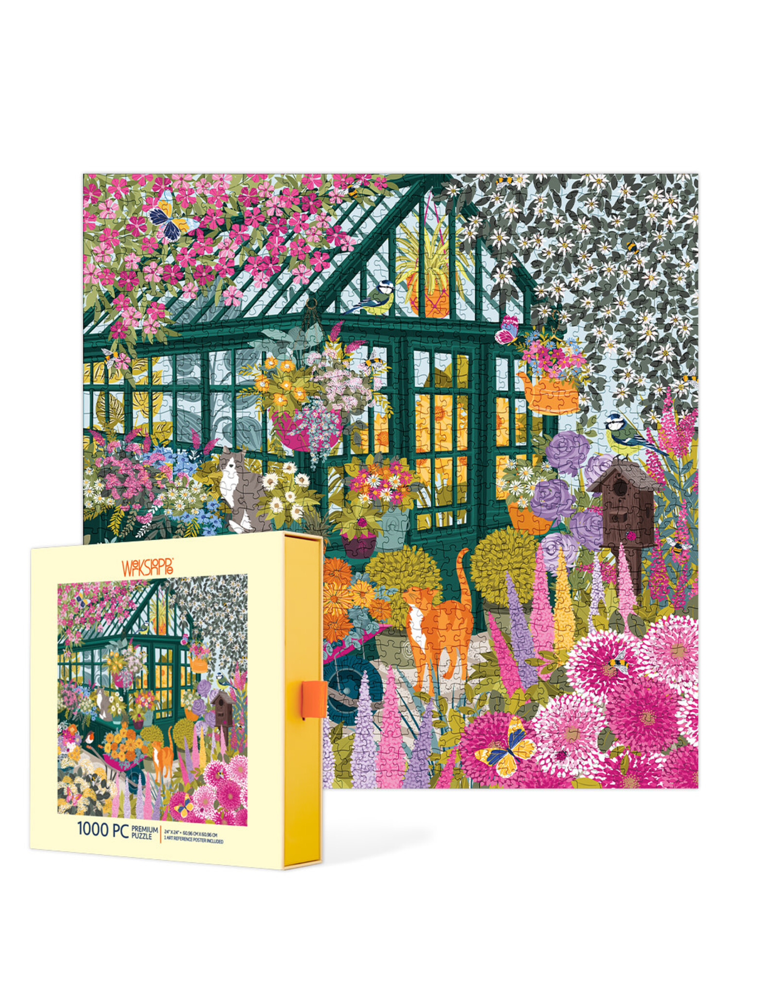 Werkshoppe Spring Greenhouse 1000 Piece Puzzle