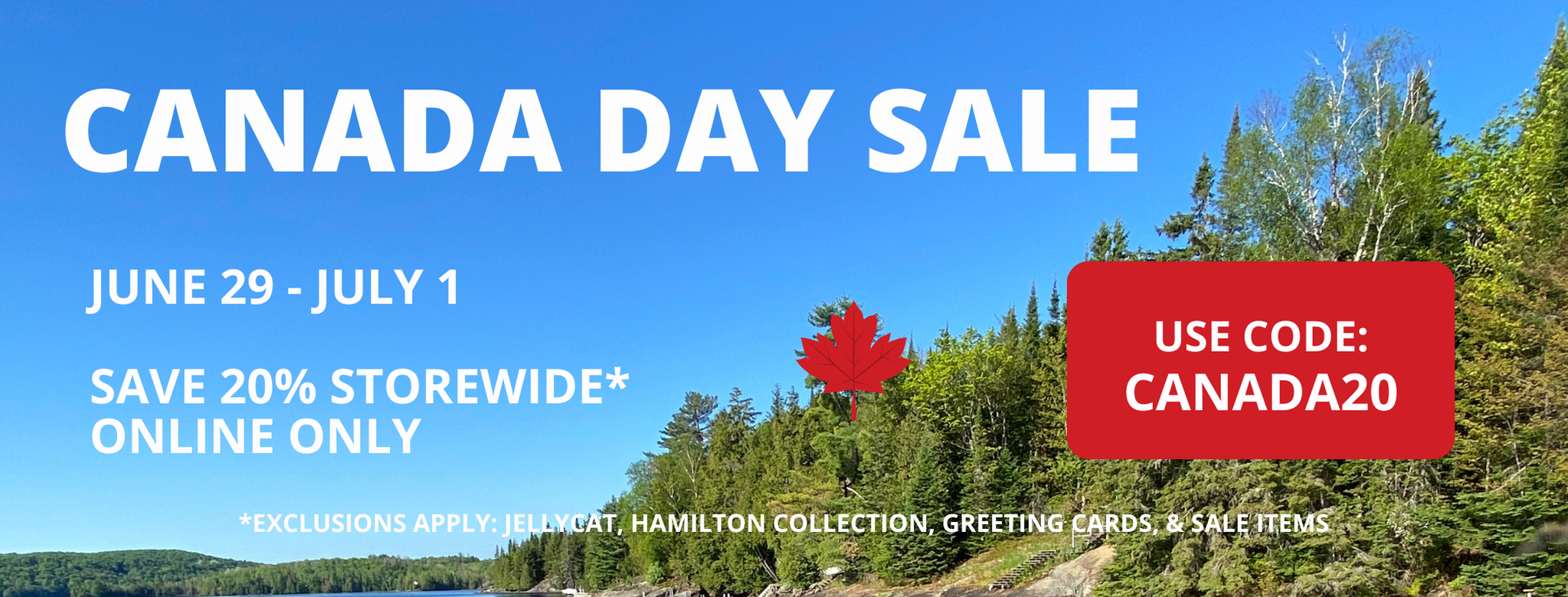 Canada Day Sale