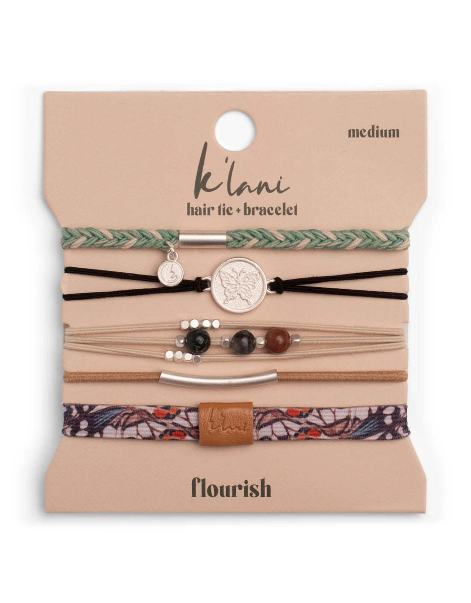 Klani Flourish Hair Tie Bracelet -