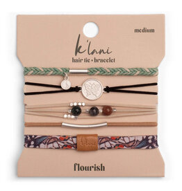 Klani Flourish Hair Tie Bracelet -