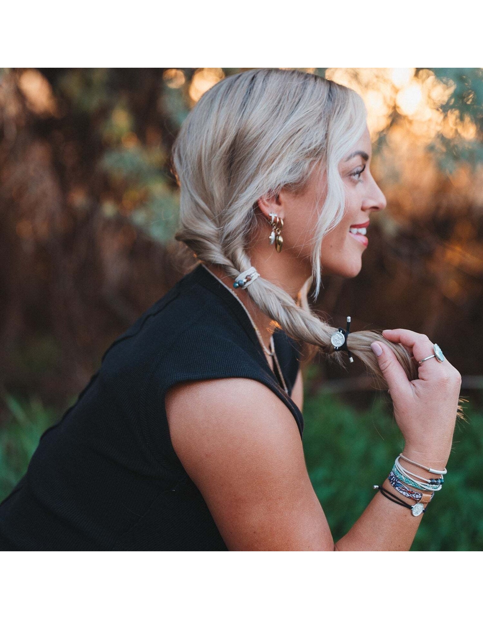 Klani Flourish Hair Tie Bracelet -