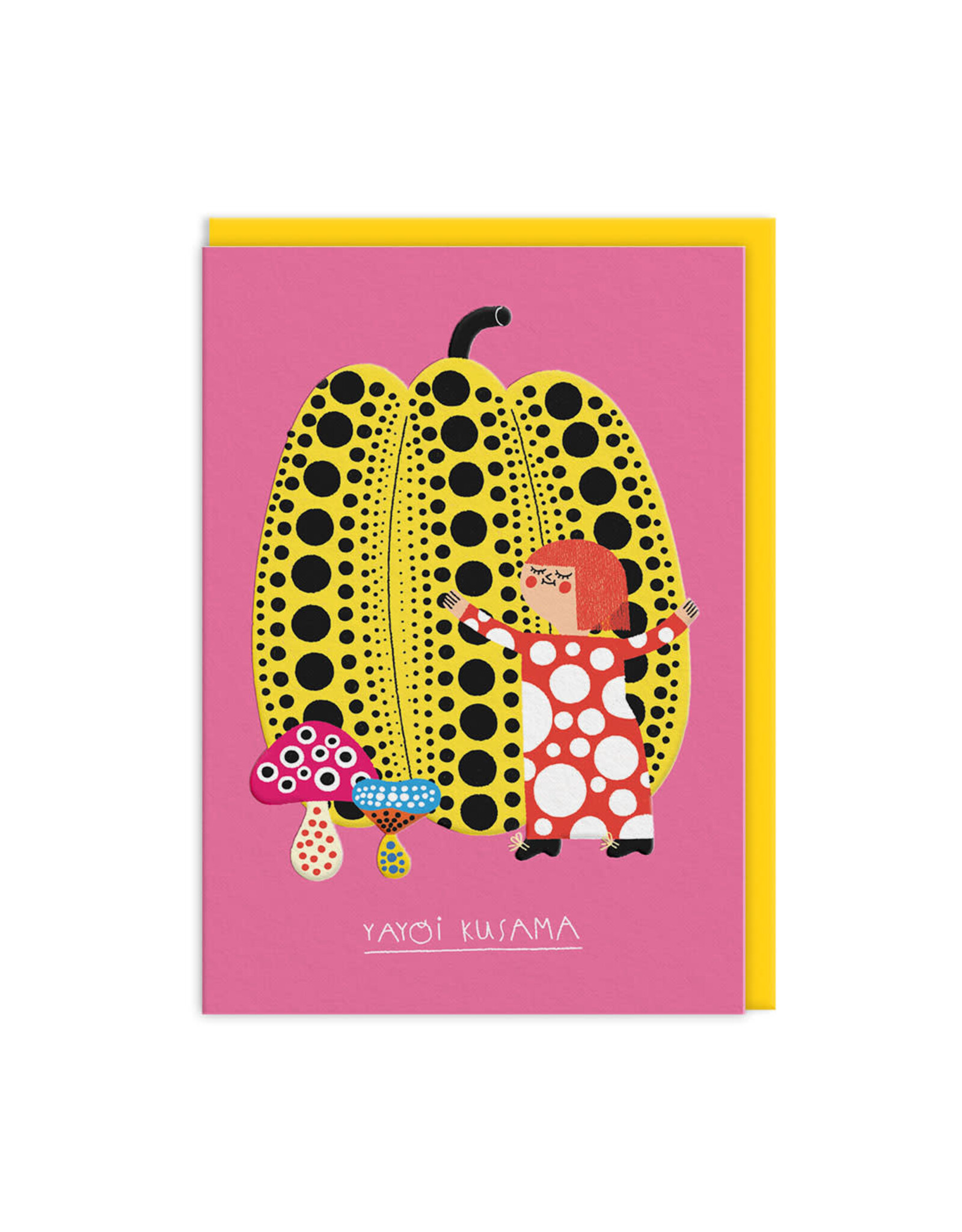 Ohh Deer Just Because - Yayoi Kusama Greeting Card